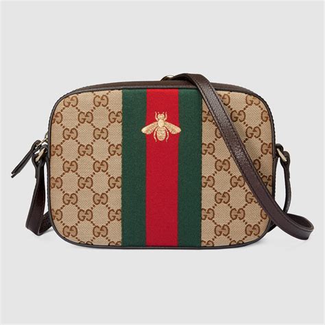 gucci original gg bee bag|gucci bee crossbody bag.